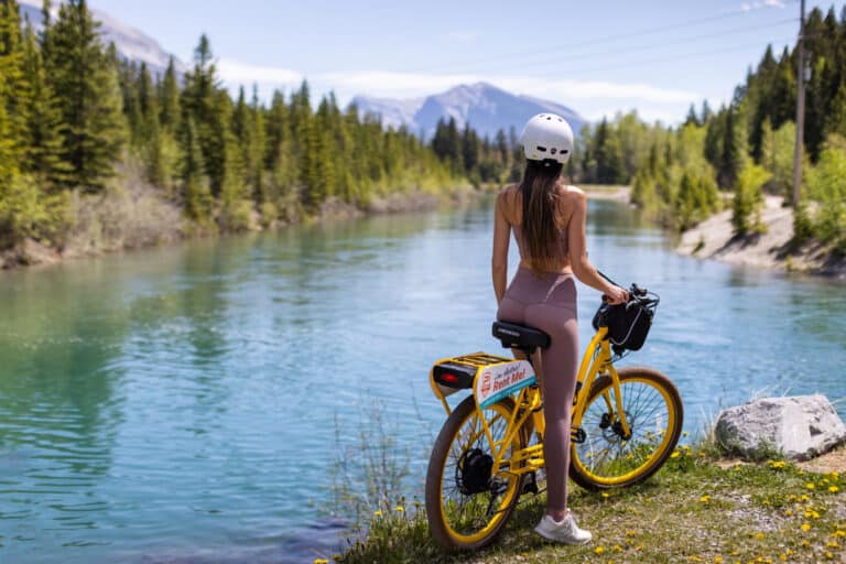 e-bike by the river