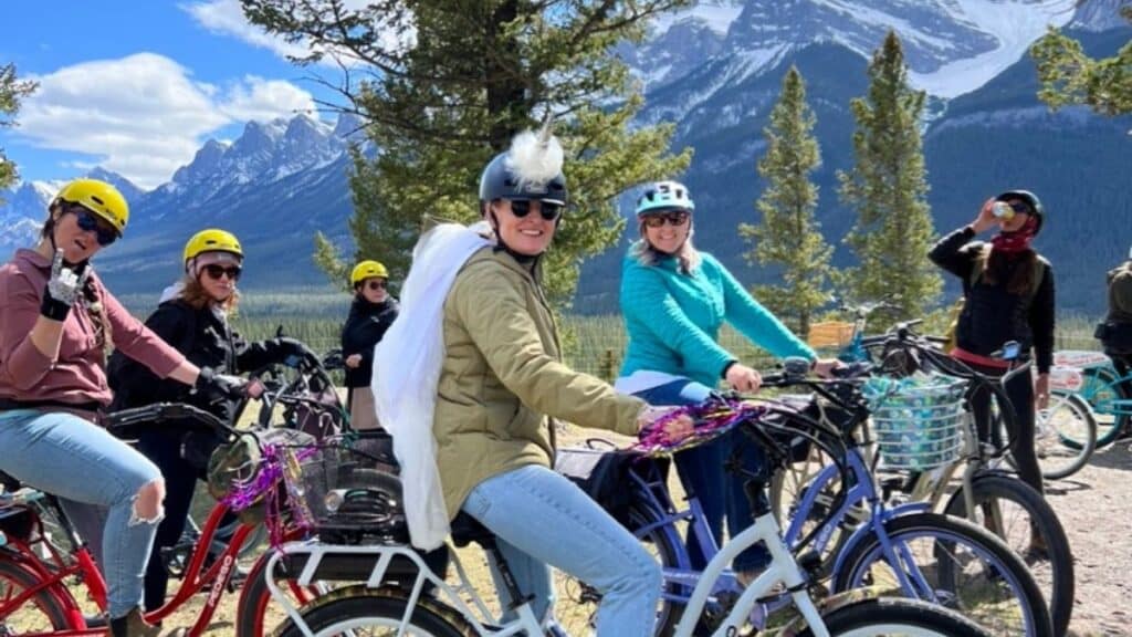 bachelorette biking